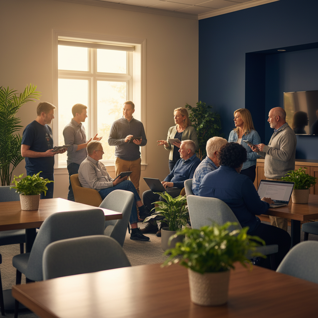 A collaborative planning session